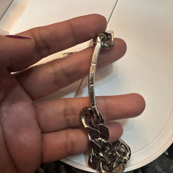 UNISEX Louis Vuitton Bracelet  M62486 Silver - Picture 10 of 16